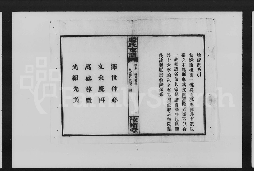 图片[3]-湖南长沙殷氏支谱（汝南堂）电子版PDF下载-中华家谱网