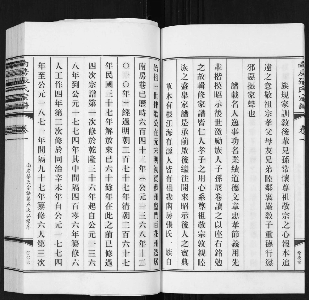 图片[2]-江苏江阴南房张氏宗谱（余庆堂）电子版PDF下载-中华家谱网