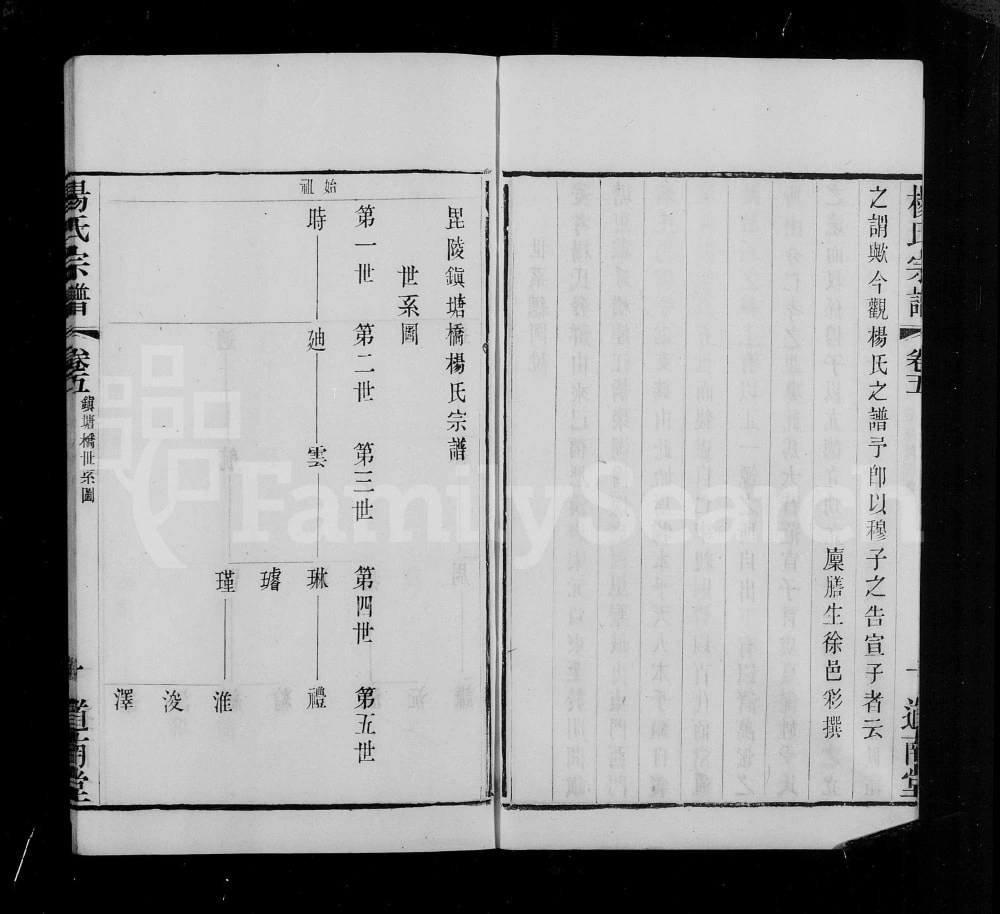 图片[3]-江苏常州武进区毘陵镇塘桥杨氏宗谱（道南堂）电子版PDF下载-中华家谱网