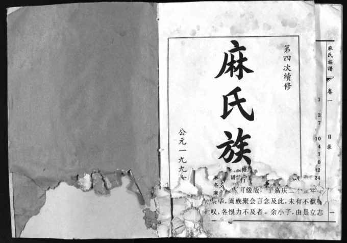 山东淄博邹平麻氏族谱电子版PDF下载-中华家谱网