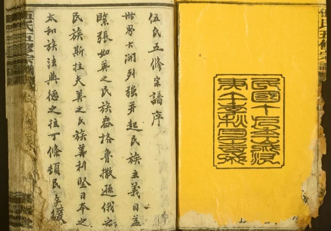 湖南衡阳伍氏五修宗谱(聚福堂)电子版PDF下载-中华家谱网