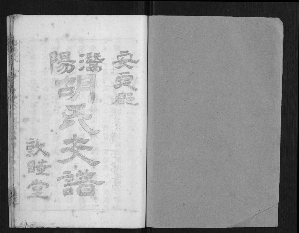 图片[2]-安徽安庆潜山县潜阳胡氏支谱（敦睦堂）电子版PDF下载-中华家谱网
