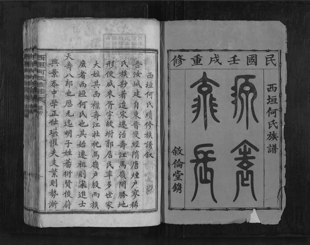 图片[2]-湖南郴州汝城县西垣何氏族谱电子版PDF下载-中华家谱网