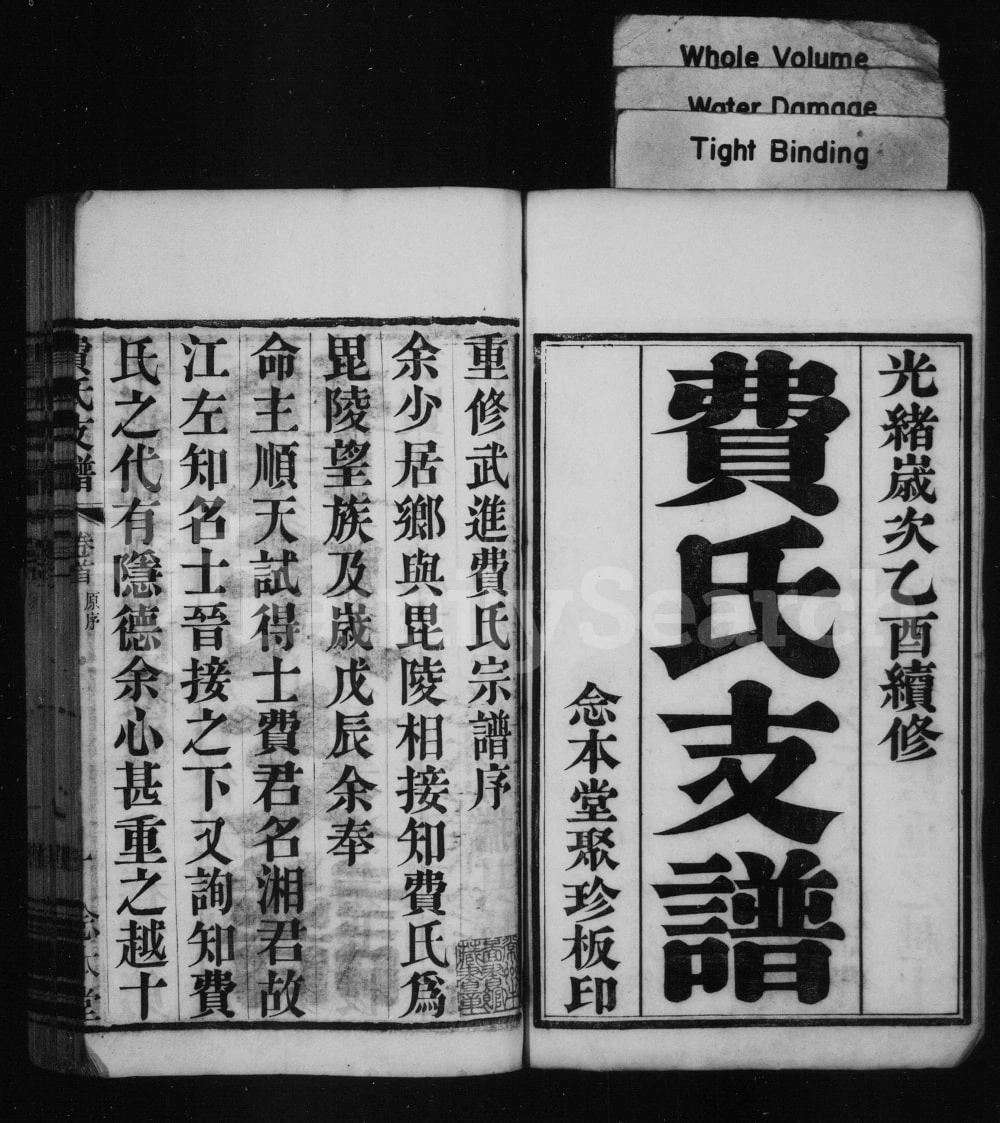 图片[2]-江苏常州武进费氏支谱（念本堂）电子版PDF下载-中华家谱网