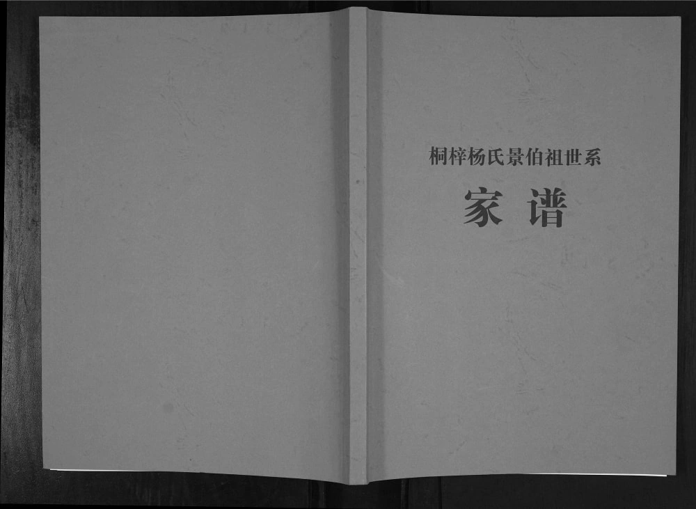 图片[1]-贵州遵义桐梓杨氏景伯祖世系家谱电子版PDF下载-中华家谱网