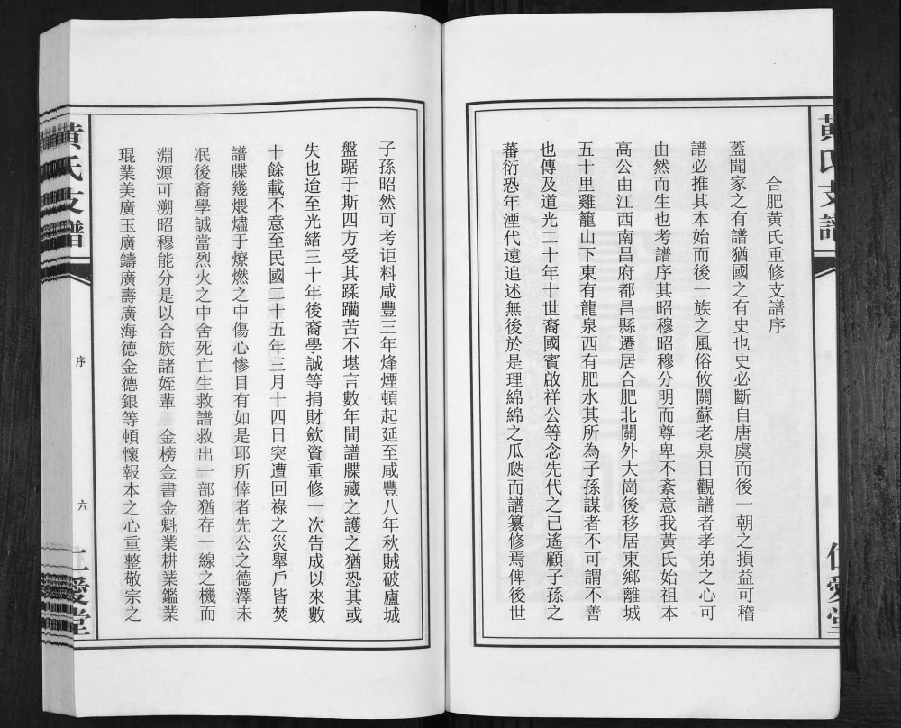 图片[2]-安徽合肥肥东县黄氏支谱（仁爱堂）电子版PDF下载-中华家谱网