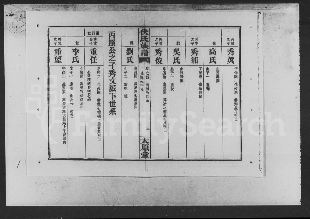 图片[4]-湖南汨罗伏氏族谱（太原堂）电子版PDF下载-中华家谱网