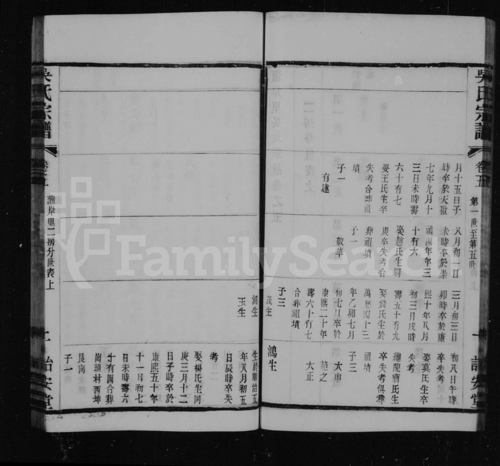 图片[5]-江苏常州蒲岸里吴氏宗谱（诒安堂）电子版PDF下载-中华家谱网