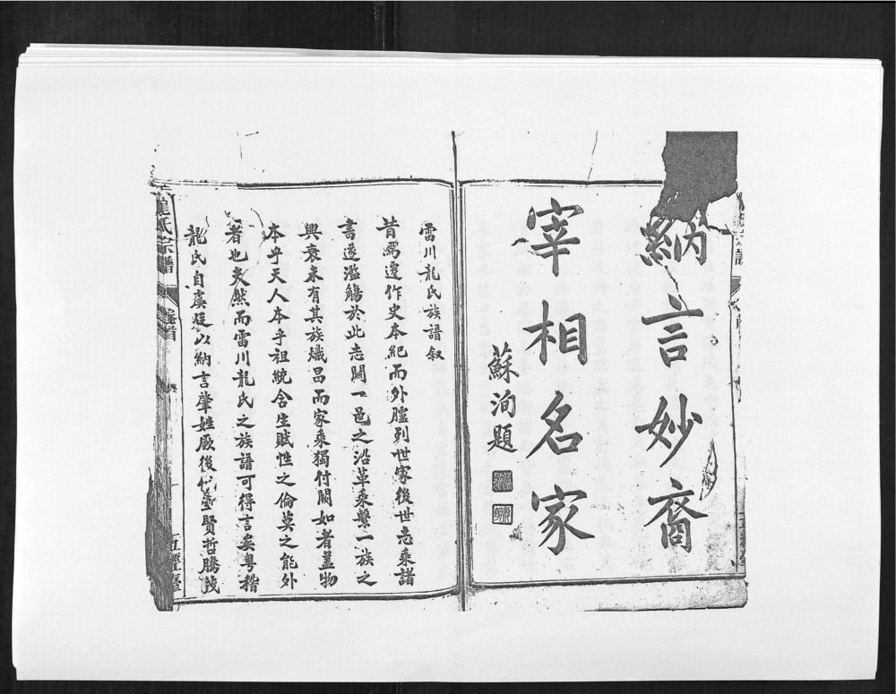 图片[3]-安徽安庆望江县雷川龙氏宗谱（五经台）电子版PDF下载-中华家谱网