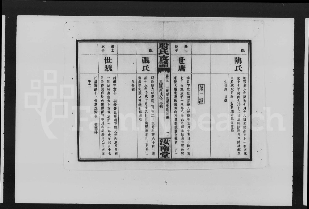 图片[6]-湖南长沙殷氏支谱（汝南堂）电子版PDF下载-中华家谱网