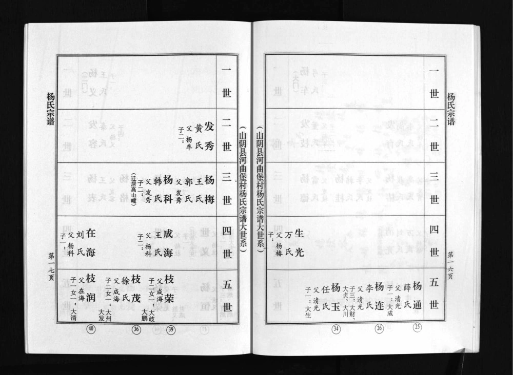 图片[5]-山西朔州山阴县河曲堡杨氏宗谱电子版PDF下载-中华家谱网