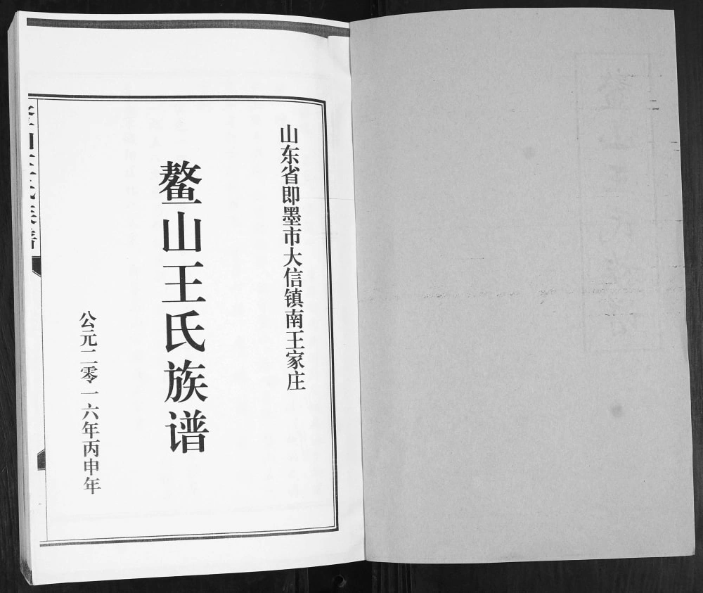图片[2]-山东青岛即墨大信镇南王家庄鳌山王氏族谱电子版PDF下载-中华家谱网
