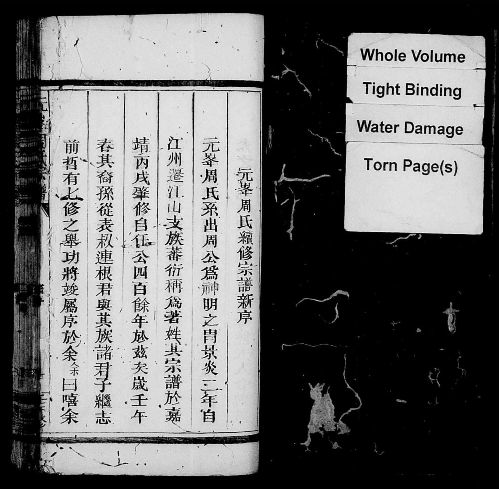 图片[1]-浙江江山市元峰周氏宗谱（性善堂）电子版PDF下载-中华家谱网