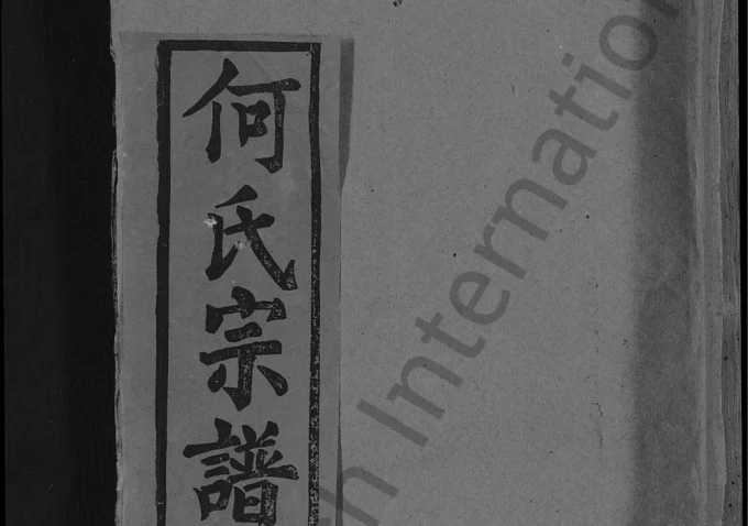湖北黄冈黄梅县何氏宗谱(庐江堂)电子版PDF下载-中华家谱网