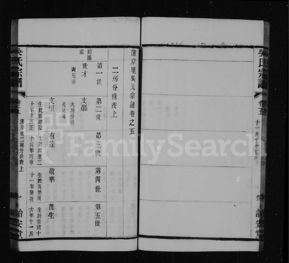 图片[4]-江苏常州蒲岸里吴氏宗谱（诒安堂）电子版PDF下载-中华家谱网