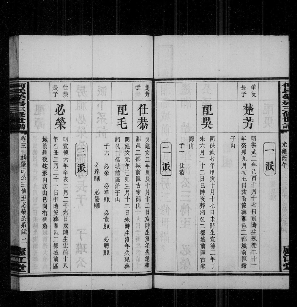 图片[5]-湖南湘乡城前何氏荣房三修世谱（庐江堂）电子版PDF下载-中华家谱网