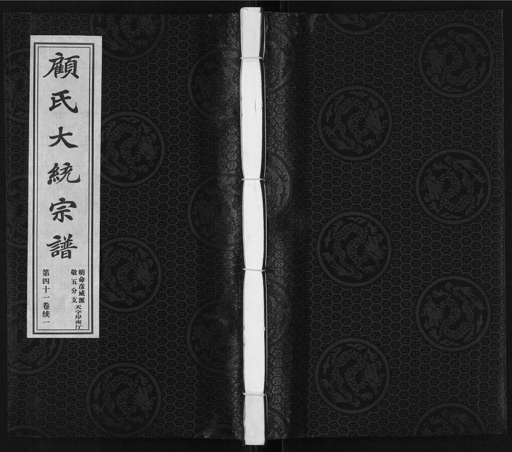 图片[1]-江苏无锡顾氏大统宗谱明命彦威派敬五分支（惇叙堂）电子版PDF下载-中华家谱网