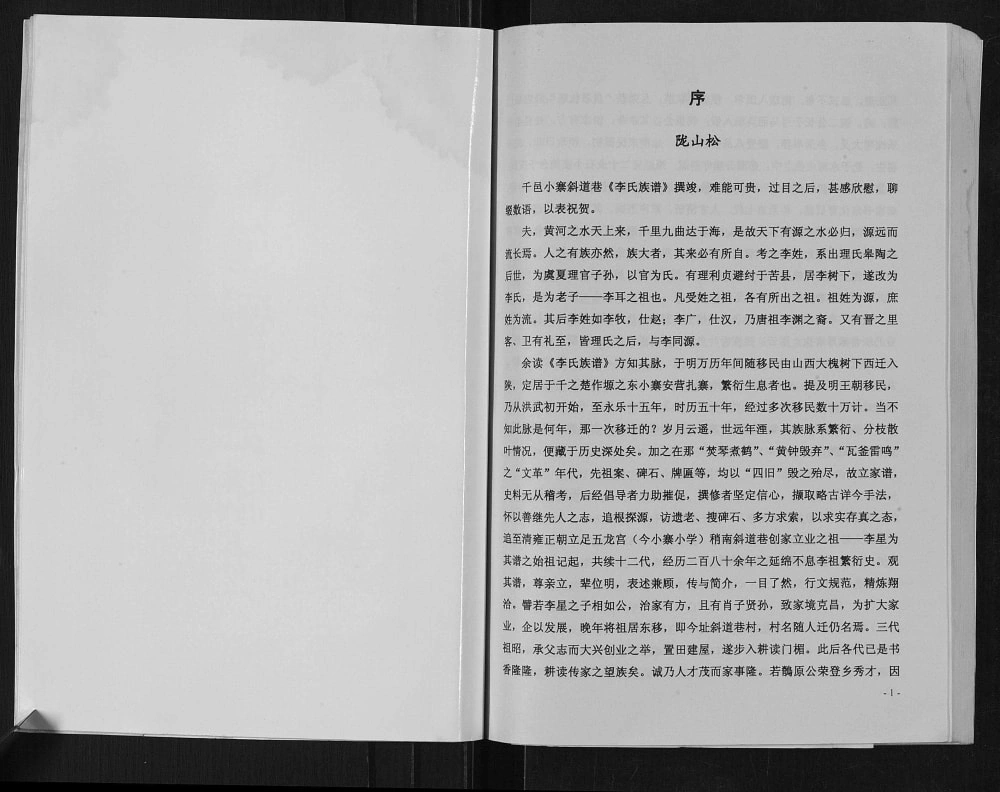 图片[2]-陕西宝鸡千阳县小寨村斜道巷李氏族谱电子版PDF下载-中华家谱网