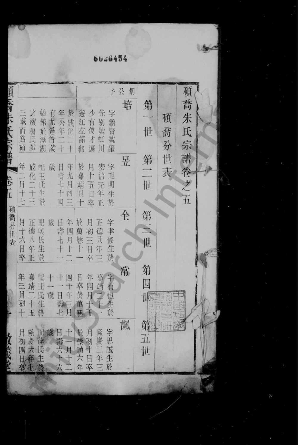 图片[5]-江苏常州武进区硕乔朱氏宗谱（敬义堂）电子版PDF下载-中华家谱网
