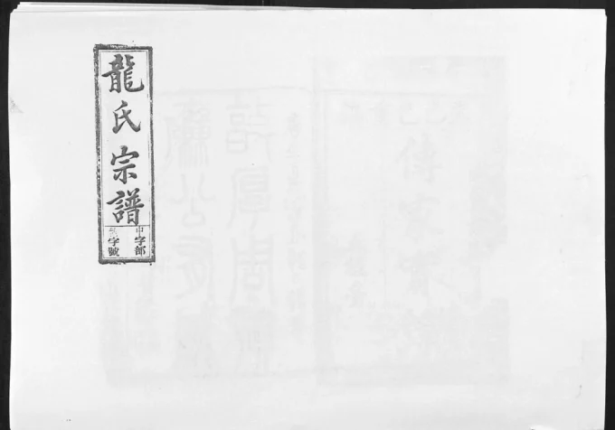 安徽安庆望江县雷川龙氏宗谱(五经台)电子版PDF下载-中华家谱网