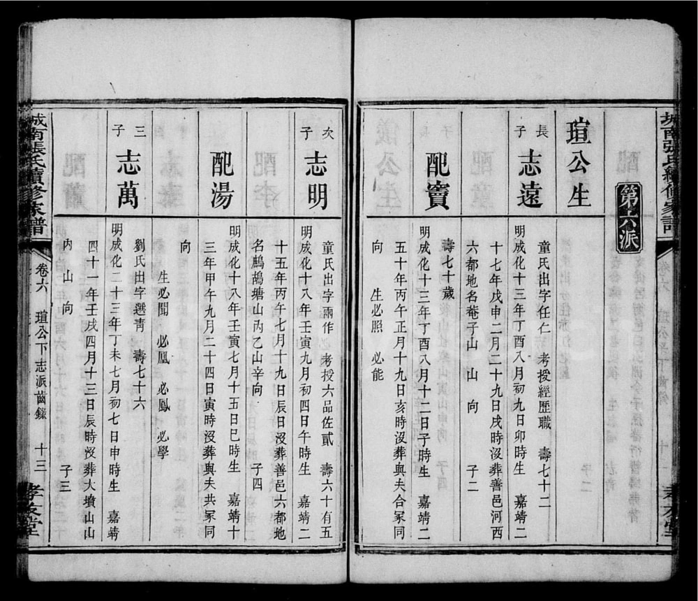 图片[6]-湖南长沙城南张氏续修家谱（孝友堂）电子版PDF下载-中华家谱网