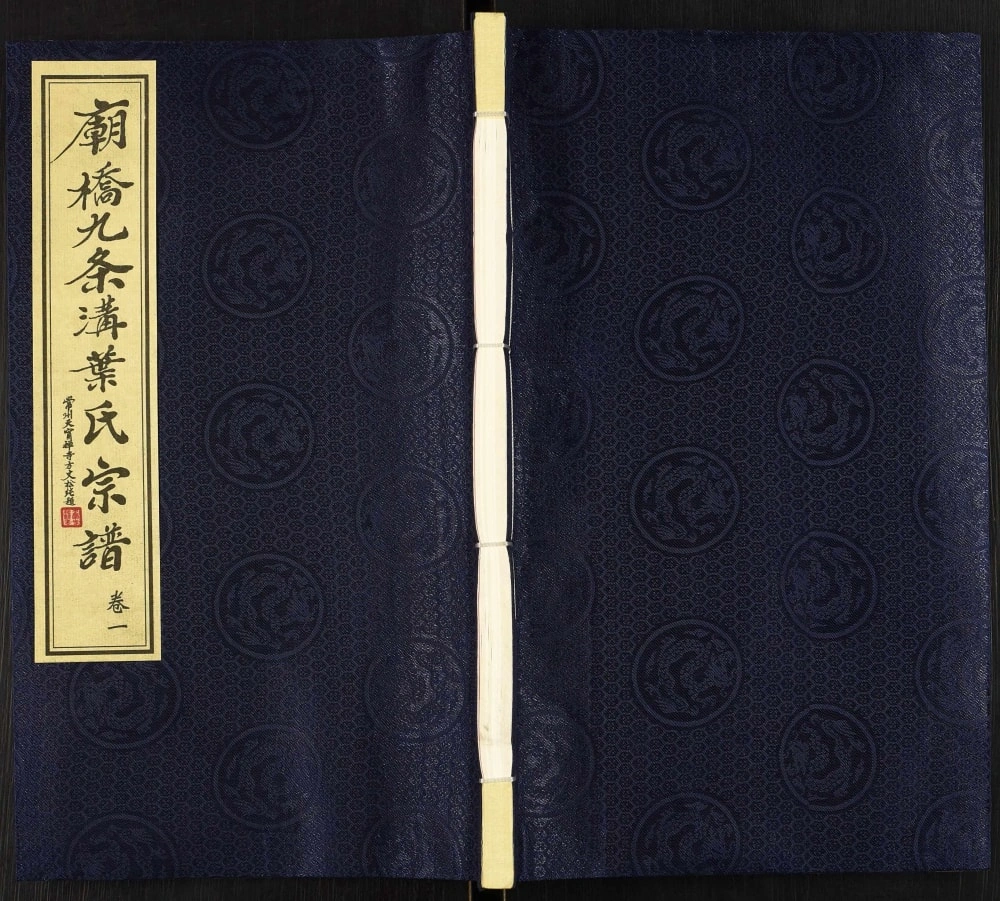 图片[1]-江苏常州武进区庙桥九条沟叶氏宗谱（树滋堂）电子版PDF下载-中华家谱网
