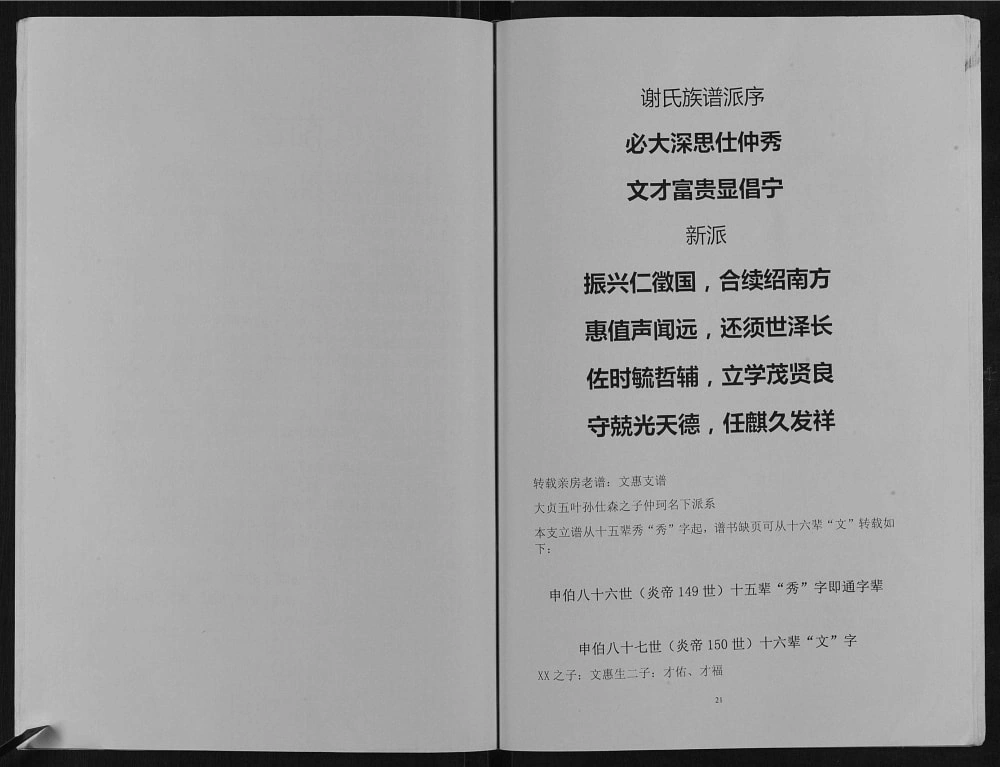 图片[3]-重庆开州区坪梁谢氏江东文惠支谱电子版PDF下载-中华家谱网
