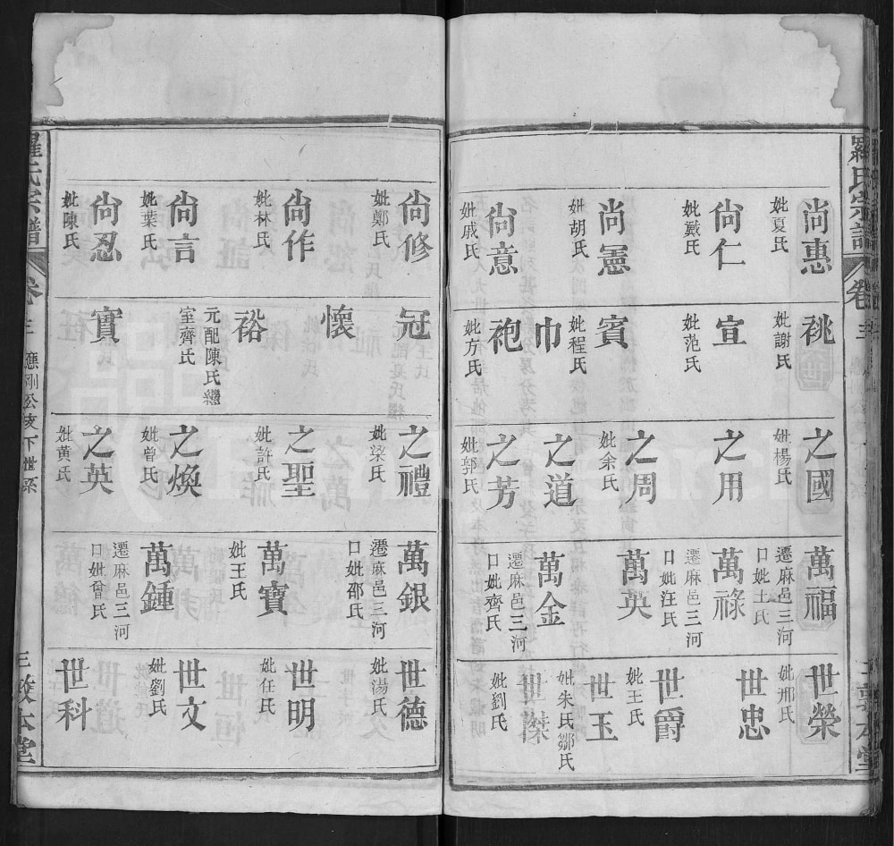 图片[6]-湖北武汉新洲区罗氏宗谱（敦本堂）电子版PDF下载-中华家谱网