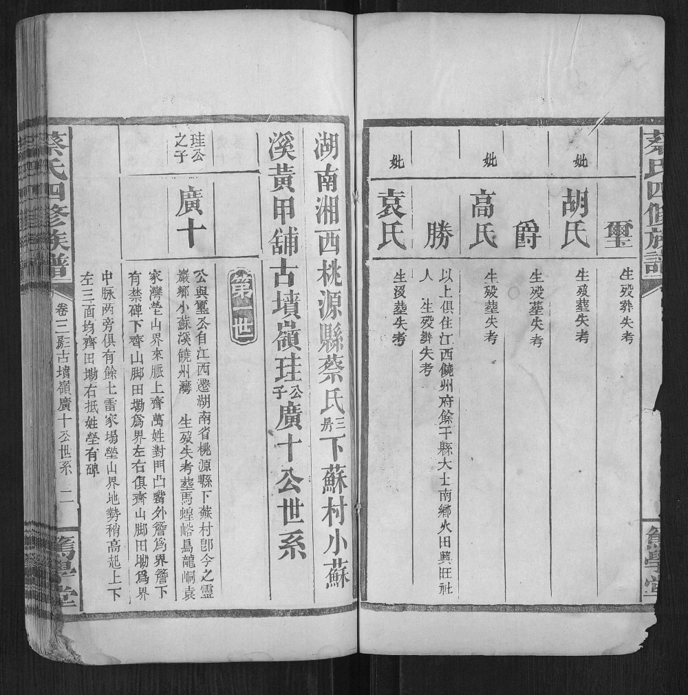 图片[8]-湖南常德蔡氏四修族谱（笃学堂）电子版PDF下载-中华家谱网