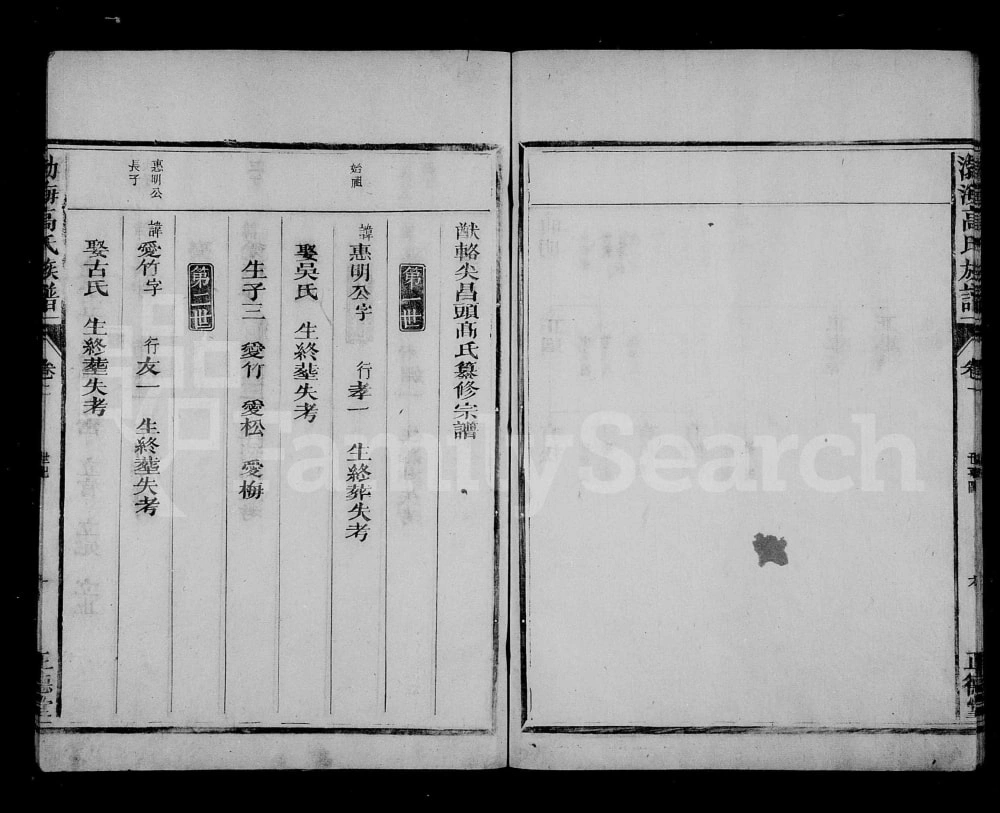 图片[5]-浙江衢州常山县渤海高氏族谱（正德堂）电子版PDF下载-中华家谱网
