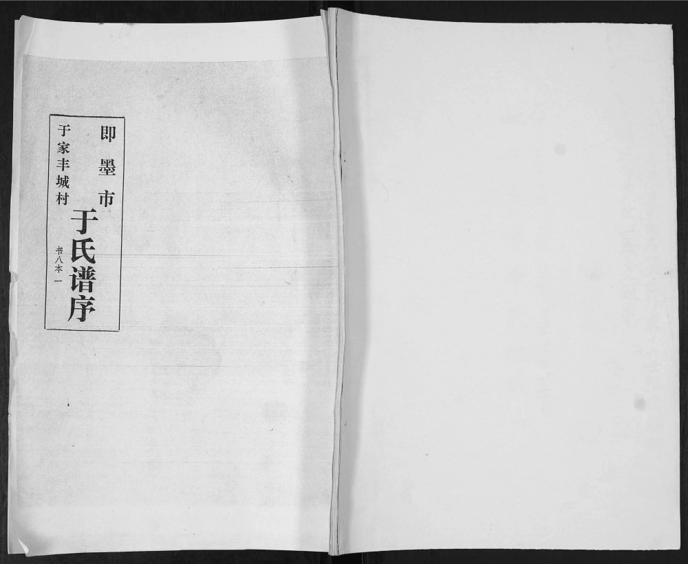 图片[1]-山东青岛即墨于家丰城村于氏族谱电子版PDF下载-中华家谱网