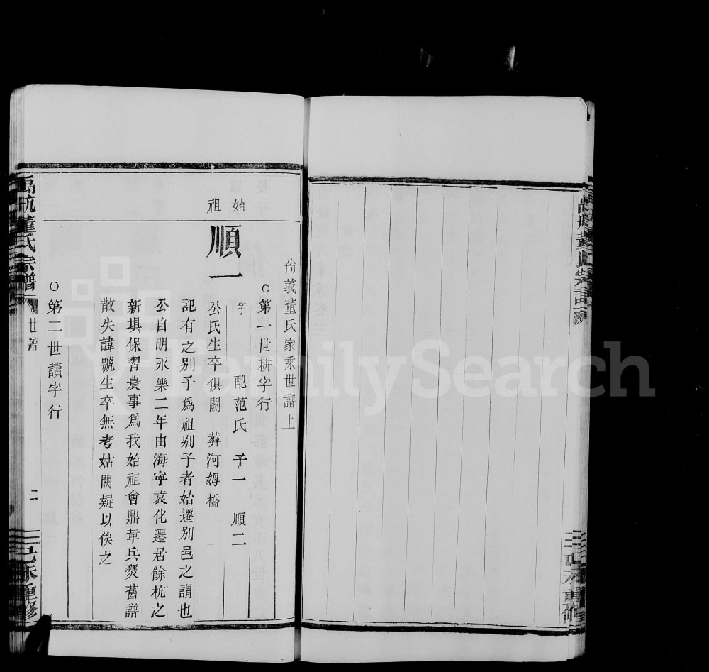 图片[4]-浙江杭州余杭区禹航尚义董氏宗谱电子版PDF下载-中华家谱网