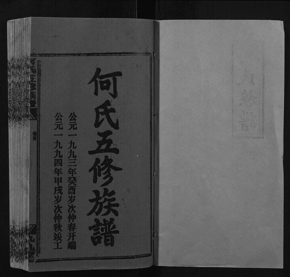 图片[2]-湖南邵阳何氏五修族谱（九九堂）电子版PDF下载-中华家谱网