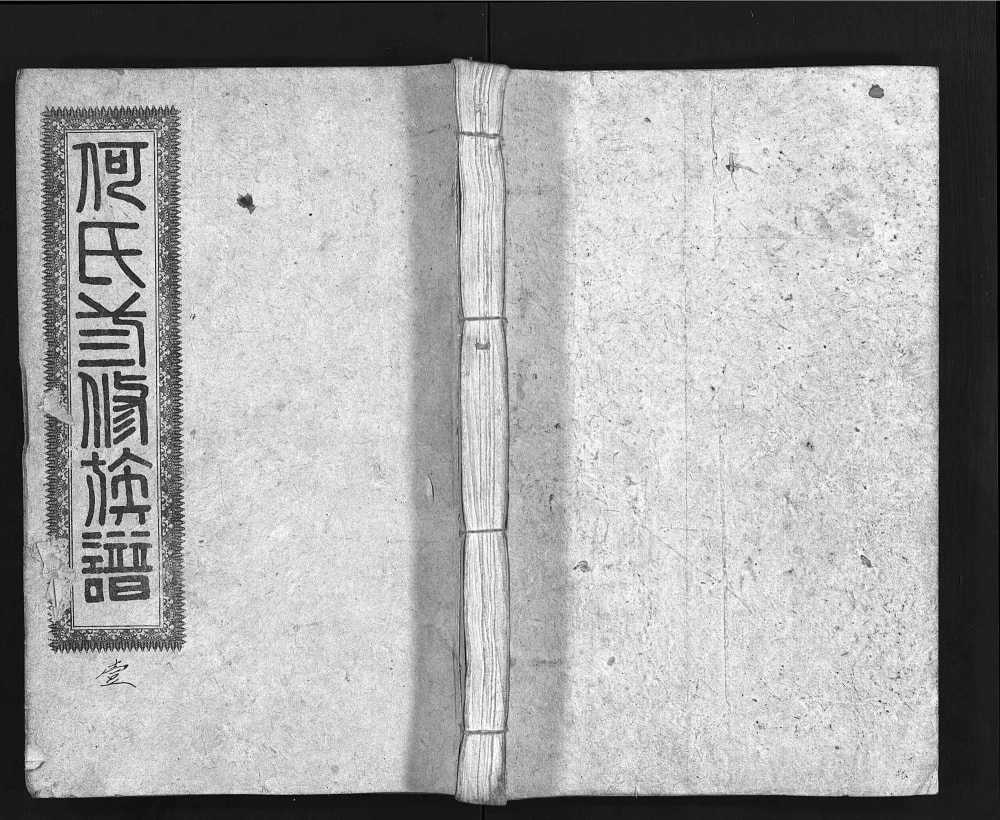 图片[1]-湖南益阳安化县何氏三修族谱电子版PDF下载-中华家谱网