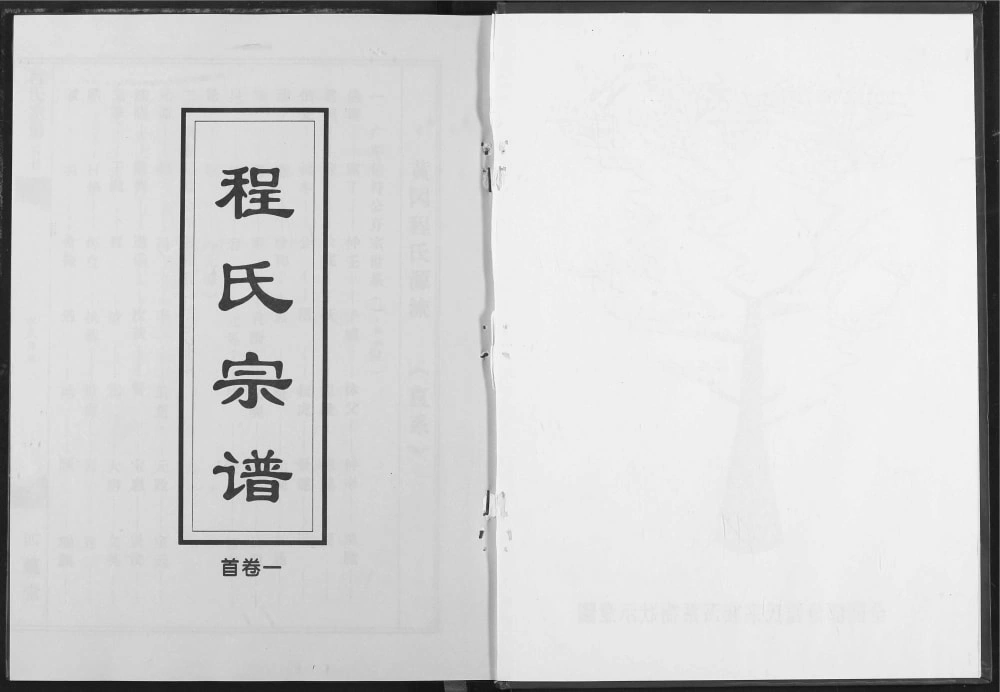 图片[1]-湖北黄冈团风县程氏宗谱（四箴堂）电子版PDF下载-中华家谱网
