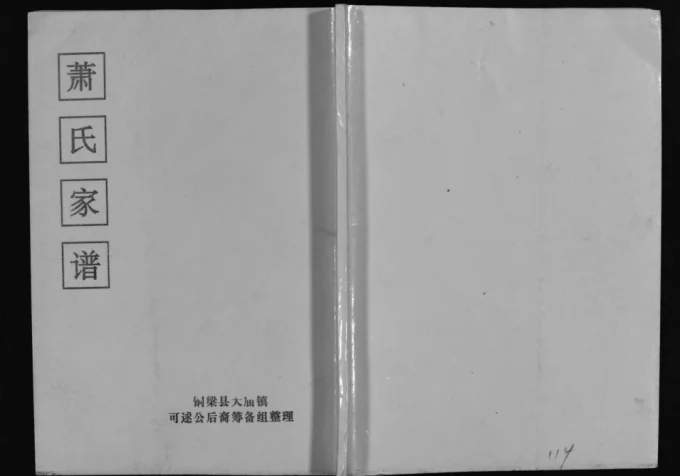 四川铜梁萧(肖)氏家谱电子版PDF下载-中华家谱网