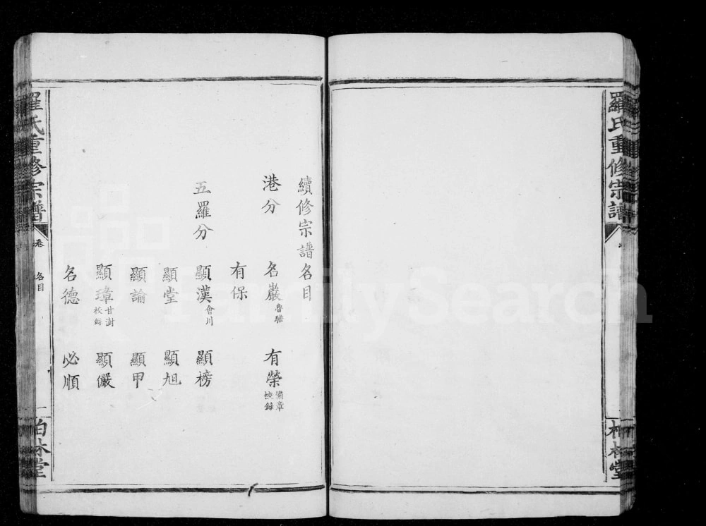 图片[4]-湖北大冶罗氏重修族谱（柏林堂）电子版PDF下载-中华家谱网