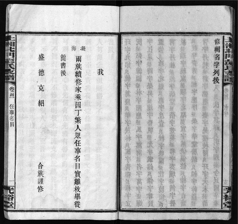 图片[3]-湖南湘乡上湘北门彭氏支谱（光裕堂）电子版PDF下载-中华家谱网