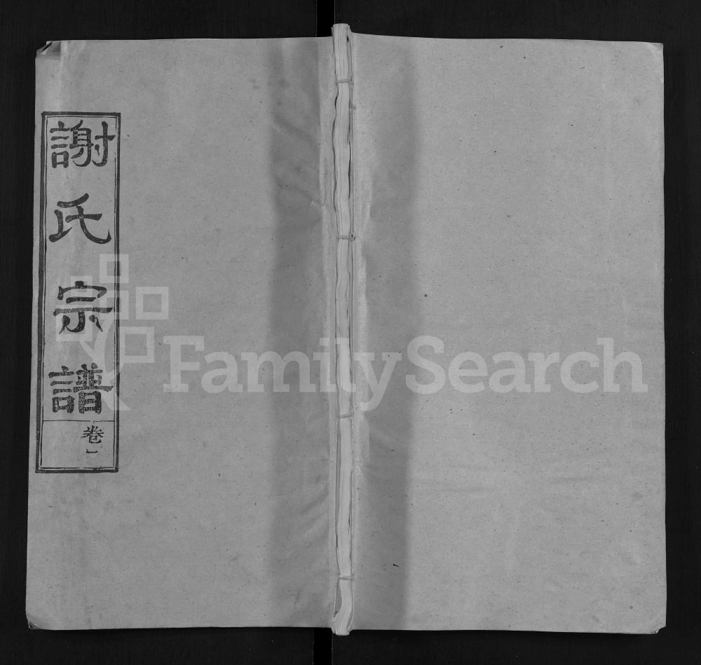 图片[1]-湖北黄冈谢氏宗谱（宝树堂）电子版PDF下载-中华家谱网