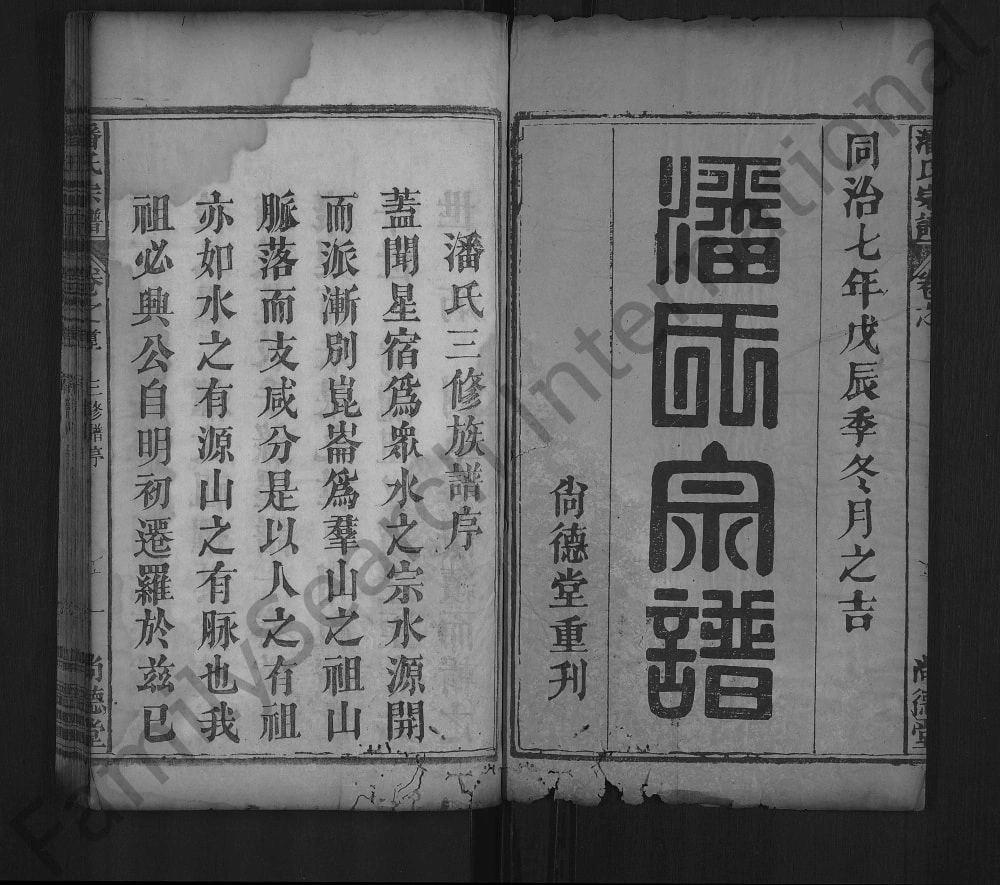 图片[2]-湖北黄冈罗田县潘氏宗谱（尚德堂）电子版PDF下载-中华家谱网