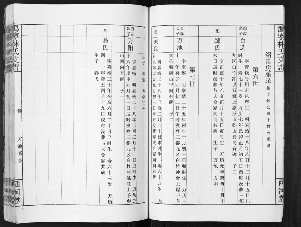 图片[4]-湖南宁乡沩宁林氏支谱绍肃房（西河堂）电子版PDF下载-中华家谱网