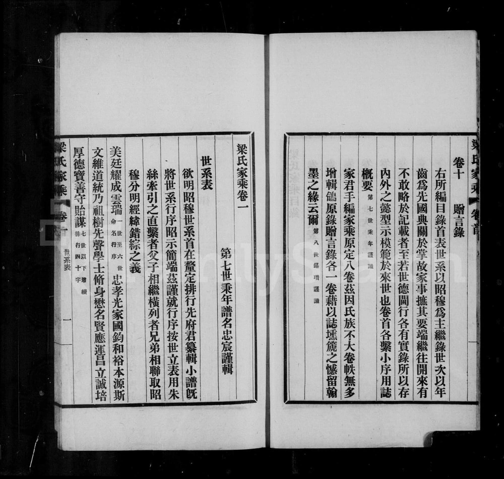 图片[3]-浙江宁波甬上梁氏家乘电子版PDF下载-中华家谱网