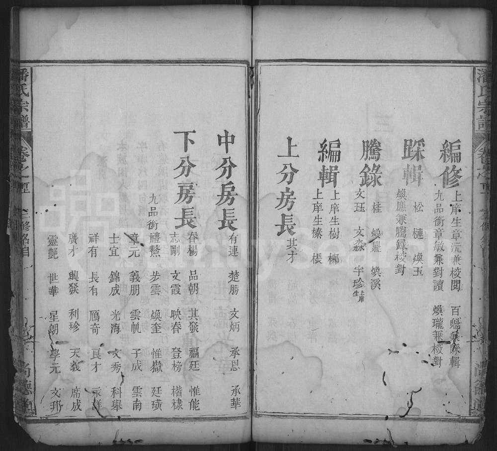 图片[3]-湖北黄冈罗田县潘氏宗谱（尚德堂）电子版PDF下载-中华家谱网