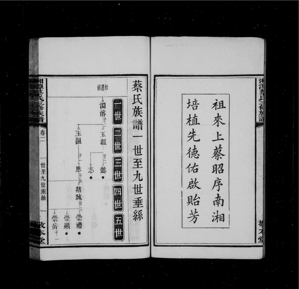 图片[3]-湖南湘潭蔡氏三修族谱（敬本堂）电子版PDF下载-中华家谱网