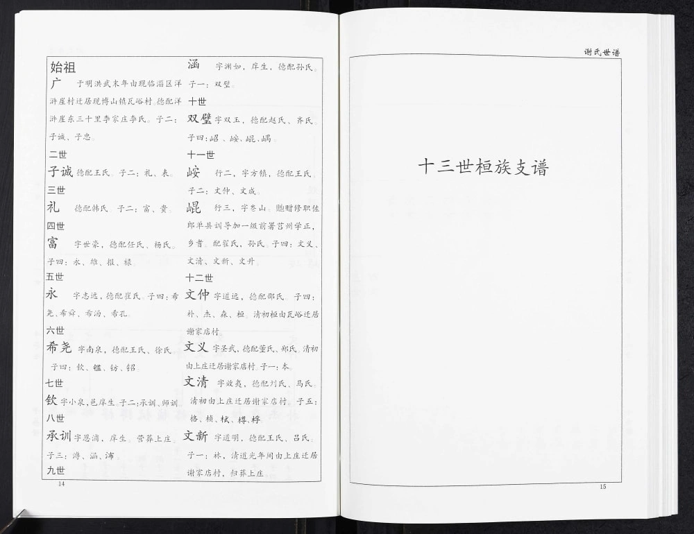 图片[5]-山东淄博博山区谢家店谢氏世谱电子版PDF下载-中华家谱网