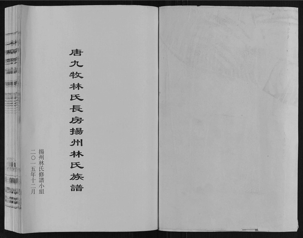 图片[1]-江苏扬州唐九牧林氏长房扬州林氏族谱（世德堂）电子版PDF下载-中华家谱网
