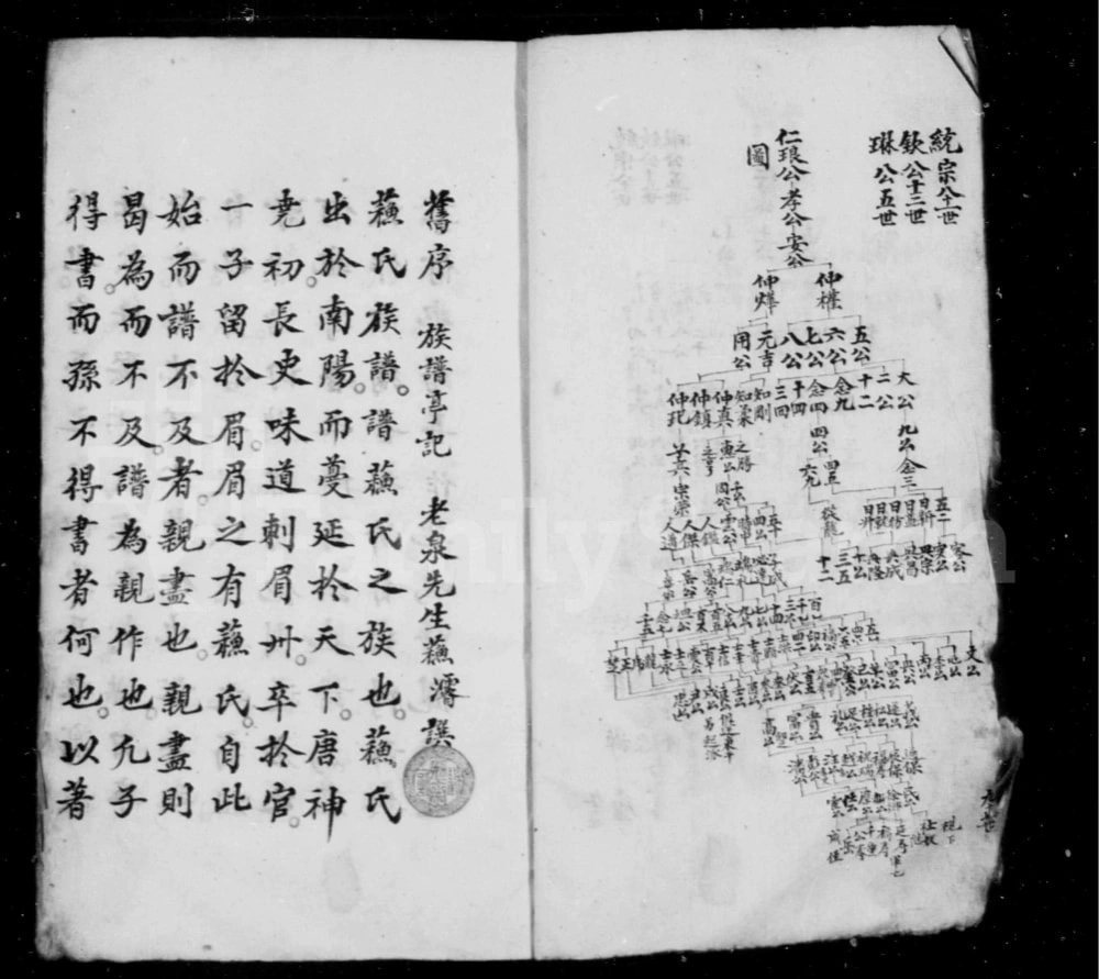 图片[4]-安徽黄山歙县新安余氏世系像谱（敦睦堂）电子版PDF下载-中华家谱网