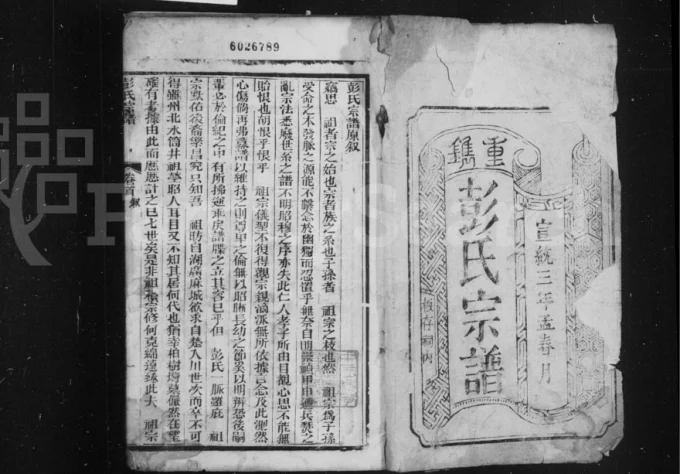 四川简阳彭氏族谱电子版PDF下载-中华家谱网