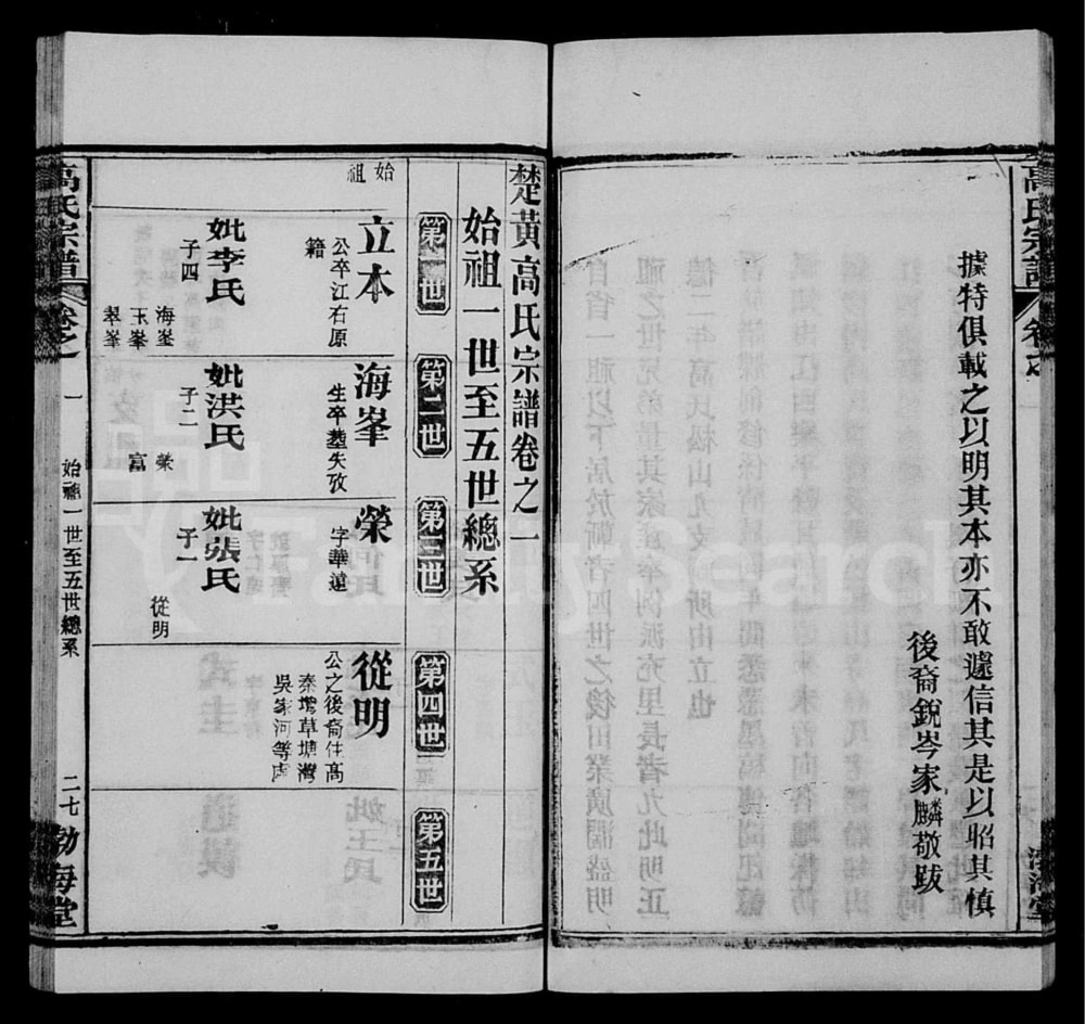 图片[5]-湖北黄冈高氏宗谱（渤海堂）电子版PDF下载-中华家谱网