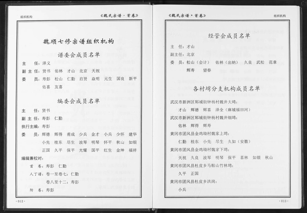 图片[4]-湖北黄冈团风县武汉新洲区魏氏宗谱（大名堂、三贤堂）电子版PDF下载-中华家谱网